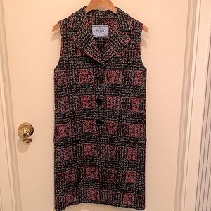 *NBW*  PRADA  Multicolor Patterned  Long Vest